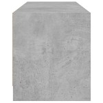 vidaXL Comodă TV cu uși din sticlă, gri beton, 102x37x42 cm vidaXL Comodă TV cu uși din sticlă, gri beton, 102x37x42 cm