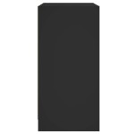 vidaXL Dulap lateral cu uși din sticlă, negru, 68x37x75,5 cm vidaXL Dulap lateral cu uși din sticlă, negru, 68x37x75,5 cm
