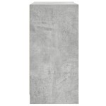 vidaXL Dulap lateral cu uși din sticlă, gri beton, 68x37x75,5 cm vidaXL Dulap lateral cu uși din sticlă, gri beton, 68x37x75,5 cm