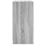 vidaXL Dulap lateral cu uși din sticlă, gri sonoma, 68x37x75,5 cm vidaXL Dulap lateral cu uși din sticlă, gri sonoma, 68x37x75,5 cm