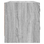 vidaXL Comodă TV cu uși din sticlă, gri sonoma, 102x37x42 cm vidaXL Comodă TV cu uși din sticlă, gri sonoma, 102x37x42 cm