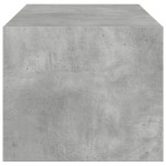 vidaXL Măsuță de cafea cu uși din sticlă, gri beton, 102x50x42 cm vidaXL Măsuță de cafea cu uși din sticlă, gri beton, 102x50x42 cm