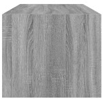 vidaXL Măsuță de cafea cu uși din sticlă, gri sonoma, 102x50x42 cm vidaXL Măsuță de cafea cu uși din sticlă, gri sonoma, 102x50x42 cm