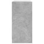 vidaXL Dulap lateral cu uși din sticlă, gri beton, 68x37x75,5 cm vidaXL Dulap lateral cu uși din sticlă, gri beton, 68x37x75,5 cm