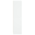 vidaXL Dulap înalt cu ușă din sticlă, alb, 35x37x142 cm vidaXL Dulap înalt cu ușă din sticlă, alb, 35x37x142 cm