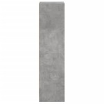 vidaXL Dulap cu ușă din sticlă, gri beton, 35x37x142 cm vidaXL Dulap cu ușă din sticlă, gri beton, 35x37x142 cm