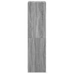 vidaXL Dulap cu ușă din sticlă, sonoma gri, 35x37x142 cm vidaXL Dulap cu ușă din sticlă, sonoma gri, 35x37x142 cm