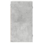 vidaXL Dulap de perete cu uși din sticlă, gri beton, 35x37x68,5 cm vidaXL Dulap de perete cu uși din sticlă, gri beton, 35x37x68,5 cm