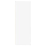 vidaXL Dulap de perete cu uși din sticlă, alb, 35x37x100 cm vidaXL Dulap de perete cu uși din sticlă, alb, 35x37x100 cm