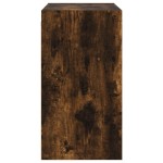 vidaXL Dulap de perete cu uși din sticlă, stejar fumuriu,68x37x68,5 cm vidaXL Dulap de perete cu uși din sticlă, stejar fumuriu,68x37x68,5 cm