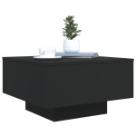 vidaXL Măsuță de cafea, negru, 55x55x31 cm, lemn compozit