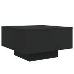 vidaXL Măsuță de cafea cu lumini LED, negru, 55x55x31 cm vidaXL Măsuță de cafea cu lumini LED, negru, 55x55x31 cm