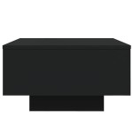vidaXL Măsuță de cafea cu lumini LED, negru, 55x55x31 cm vidaXL Măsuță de cafea cu lumini LED, negru, 55x55x31 cm