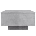 vidaXL Măsuță de cafea cu lumini LED, gri beton, 55x55x31 cm vidaXL Măsuță de cafea cu lumini LED, gri beton, 55x55x31 cm