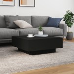 vidaXL Măsuță de cafea, negru, 80x80x31 cm ,PAL vidaXL Măsuță de cafea, negru, 80x80x31 cm ,PAL
