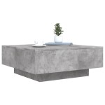 vidaXL Măsuță de cafea, gri, 80x80x31 cm , PAL vidaXL Măsuță de cafea, gri, 80x80x31 cm , PAL