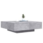 vidaXL Măsuță de cafea, gri beton, 100x100x31 cm, lemn prelucrat vidaXL Măsuță de cafea, gri beton, 100x100x31 cm, lemn prelucrat