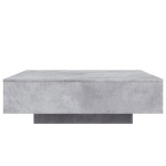 vidaXL Măsuță de cafea cu lumini LED, gri beton, 100x100x31 cm vidaXL Măsuță de cafea cu lumini LED, gri beton, 100x100x31 cm