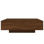 vidaXL Măsuță de cafea cu lumini LED, stejar maro, 100x100x31 cm vidaXL Măsuță de cafea cu lumini LED, stejar maro, 100x100x31 cm