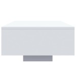 vidaXL Măsuță de cafea cu lumini LED, alb, 85x55x31 cm vidaXL Măsuță de cafea cu lumini LED, alb, 85x55x31 cm