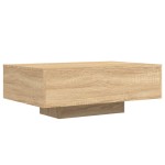 vidaXL Măsuță de cafea cu lumini LED, stejar sonoma, 85x55x31 cm vidaXL Măsuță de cafea cu lumini LED, stejar sonoma, 85x55x31 cm