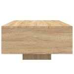 vidaXL Măsuță de cafea cu lumini LED, stejar sonoma, 85x55x31 cm vidaXL Măsuță de cafea cu lumini LED, stejar sonoma, 85x55x31 cm