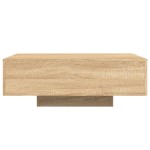 vidaXL Măsuță de cafea cu lumini LED, stejar sonoma, 85x55x31 cm vidaXL Măsuță de cafea cu lumini LED, stejar sonoma, 85x55x31 cm
