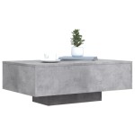 vidaXL Măsuță de cafea cu lumini LED, gri beton, 85x55x31 cm vidaXL Măsuță de cafea cu lumini LED, gri beton, 85x55x31 cm