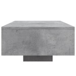 vidaXL Măsuță de cafea cu lumini LED, gri beton, 85x55x31 cm vidaXL Măsuță de cafea cu lumini LED, gri beton, 85x55x31 cm