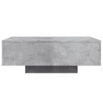 vidaXL Măsuță de cafea cu lumini LED, gri beton, 85x55x31 cm vidaXL Măsuță de cafea cu lumini LED, gri beton, 85x55x31 cm