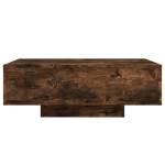 vidaXL Măsuță de cafea cu lumini LED, stejar fumuriu, 85x55x31 cm vidaXL Măsuță de cafea cu lumini LED, stejar fumuriu, 85x55x31 cm