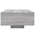 vidaXL Măsuță de cafea cu lumini LED, gri sonoma, 85x55x31 cm vidaXL Măsuță de cafea cu lumini LED, gri sonoma, 85x55x31 cm