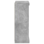 vidaXL Servantă cu lumini LED, gri beton, 60,5x37x100 cm vidaXL Servantă cu lumini LED, gri beton, 60,5x37x100 cm