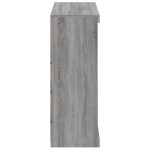 vidaXL Servantă cu lumini LED, gri sonoma, 81x37x100 cm vidaXL Servantă cu lumini LED, gri sonoma, 81x37x100 cm