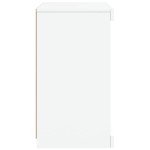 vidaXL Servantă cu lumini LED, alb, 41x37x67 cm vidaXL Servantă cu lumini LED, alb, 41x37x67 cm