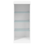 vidaXL Servantă cu lumini LED, alb, 41x37x100 cm