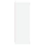 vidaXL Servantă cu lumini LED, alb, 41x37x100 cm