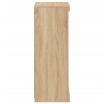 vidaXL Servantă cu lumini LED, stejar sonoma, 41x37x100 cm