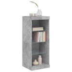 vidaXL Servantă cu lumini LED, gri beton, 41x37x100 cm