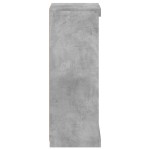 vidaXL Servantă cu lumini LED, gri beton, 41x37x100 cm