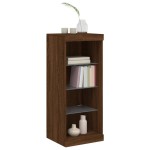 vidaXL Servantă cu lumini LED, stejar maro, 41x37x100 cm vidaXL Servantă cu lumini LED, stejar maro, 41x37x100 cm