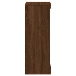 vidaXL Servantă cu lumini LED, stejar maro, 41x37x100 cm vidaXL Servantă cu lumini LED, stejar maro, 41x37x100 cm