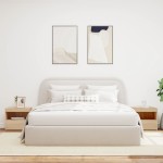 vidaXL Noptiere cu lumini LED, 2 buc., stejar sonoma, 50x40x45 cm