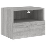 vidaXL Comodă TV de perete, gri sonoma, 40x30x30 cm, lemn prelucrat vidaXL Comodă TV de perete, gri sonoma, 40x30x30 cm, lemn prelucrat