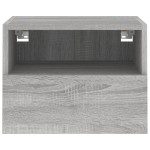 vidaXL Comodă TV de perete, gri sonoma, 40x30x30 cm, lemn prelucrat vidaXL Comodă TV de perete, gri sonoma, 40x30x30 cm, lemn prelucrat
