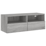 vidaXL Comodă TV de perete, gri sonoma, 80x30x30 cm, lemn prelucrat vidaXL Comodă TV de perete, gri sonoma, 80x30x30 cm, lemn prelucrat