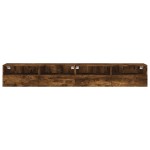 vidaXL Dulapuri TV de perete 2 buc. stejar fumuriu 100x30x30 cm lemn