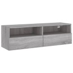 vidaXL Comodă TV de perete, gri sonoma, 100x30x30 cm, lemn prelucrat vidaXL Comodă TV de perete, gri sonoma, 100x30x30 cm, lemn prelucrat