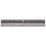 vidaXL Dulapuri TV de perete 2 buc. gri sonoma 100x30x30 cm lemn