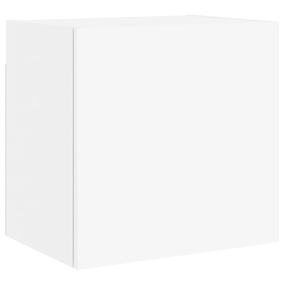vidaXL Comodă TV de perete, alb, 40,5x30x40 cm, lemn prelucrat